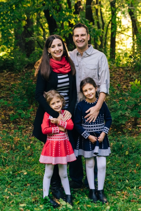 Maya and Oleg family photo.