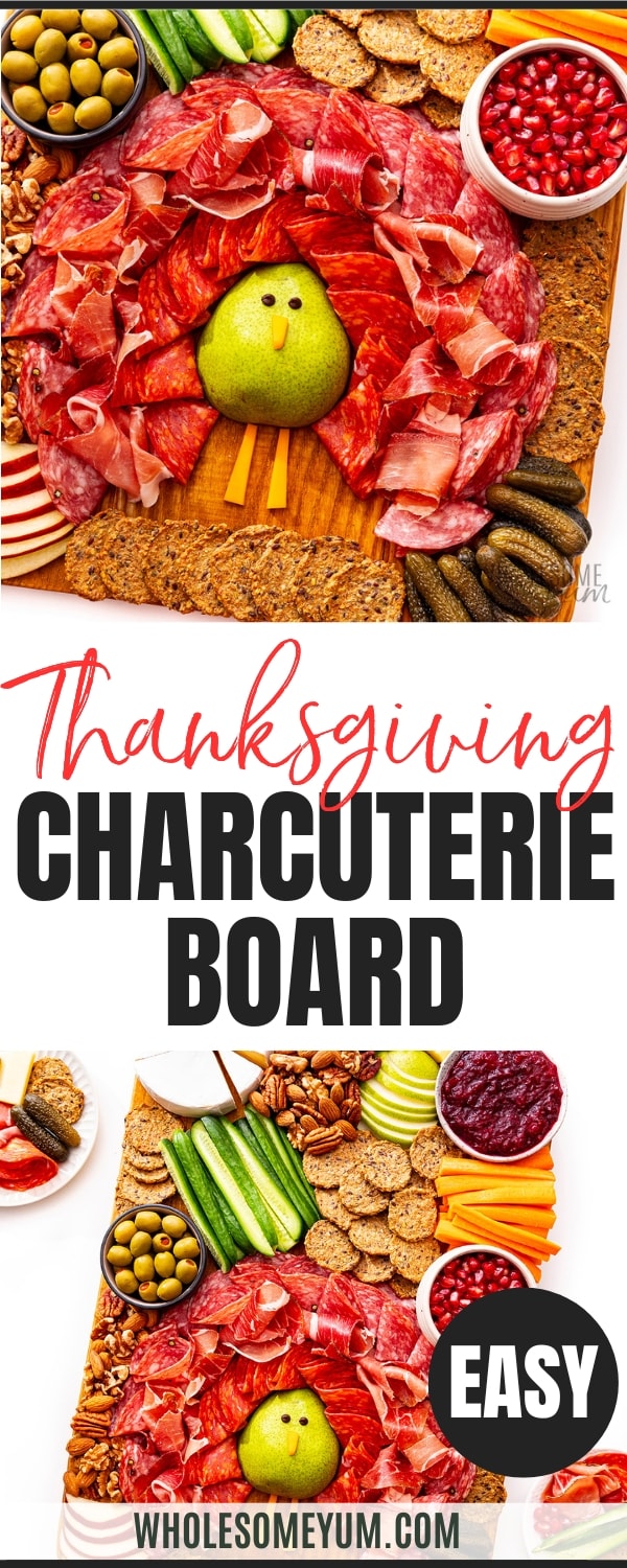 Thanksgiving charcuterie board pin.