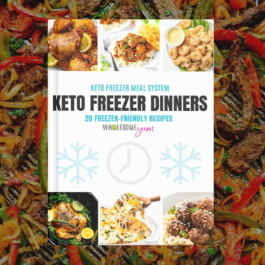 Keto Freezer Dinners cookbook.
