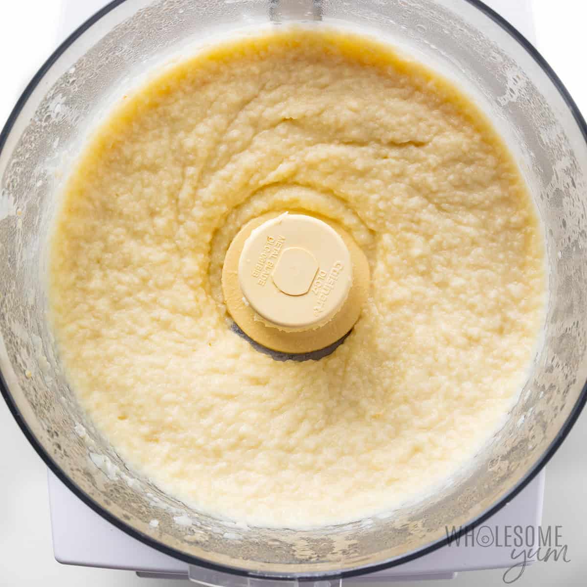 Pureed cauliflower.