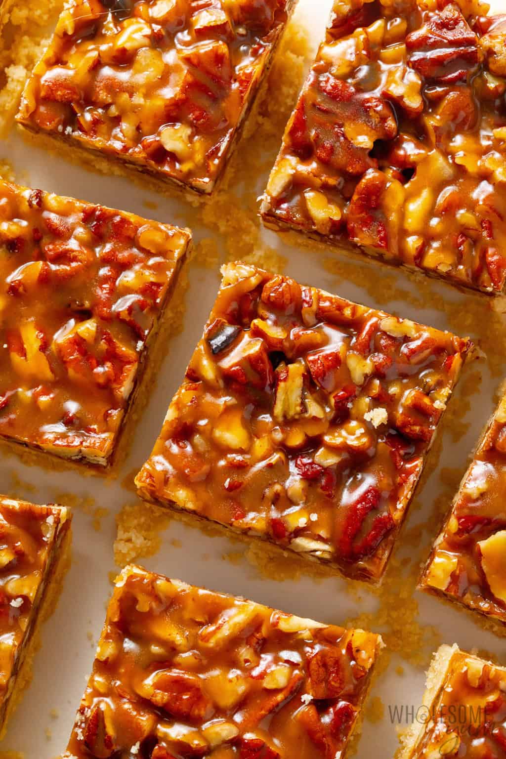Pecan Pie Bars - Wholesome Yum