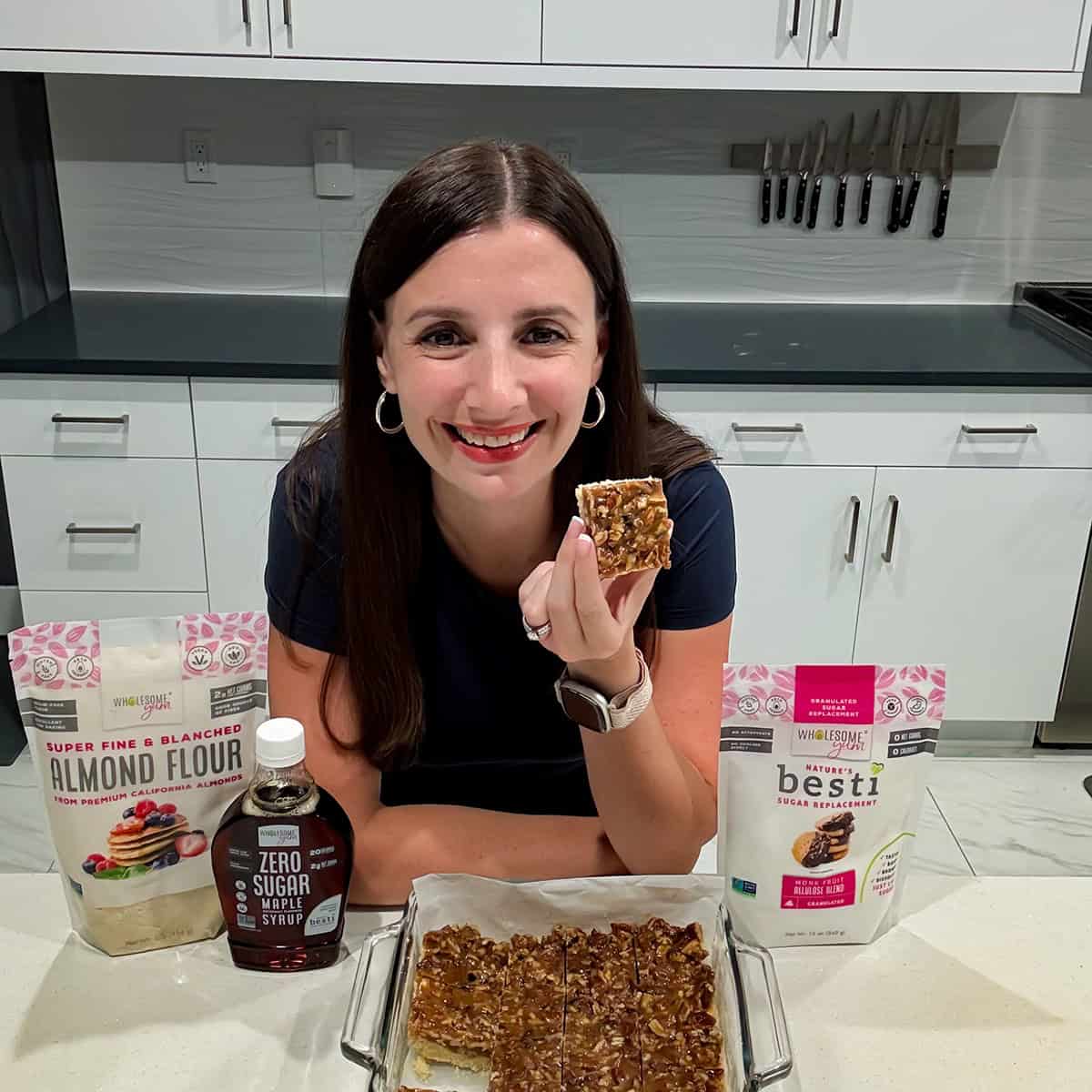 Pecan Pie Bars - Wholesome Yum